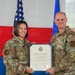 424th ABS Retirement Ceremony of 1st Sgt. Clevinger
