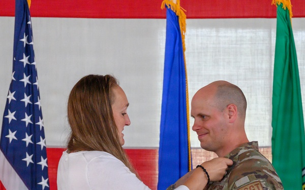 424th ABS Retirement Ceremony of 1st Sgt. Clevinger