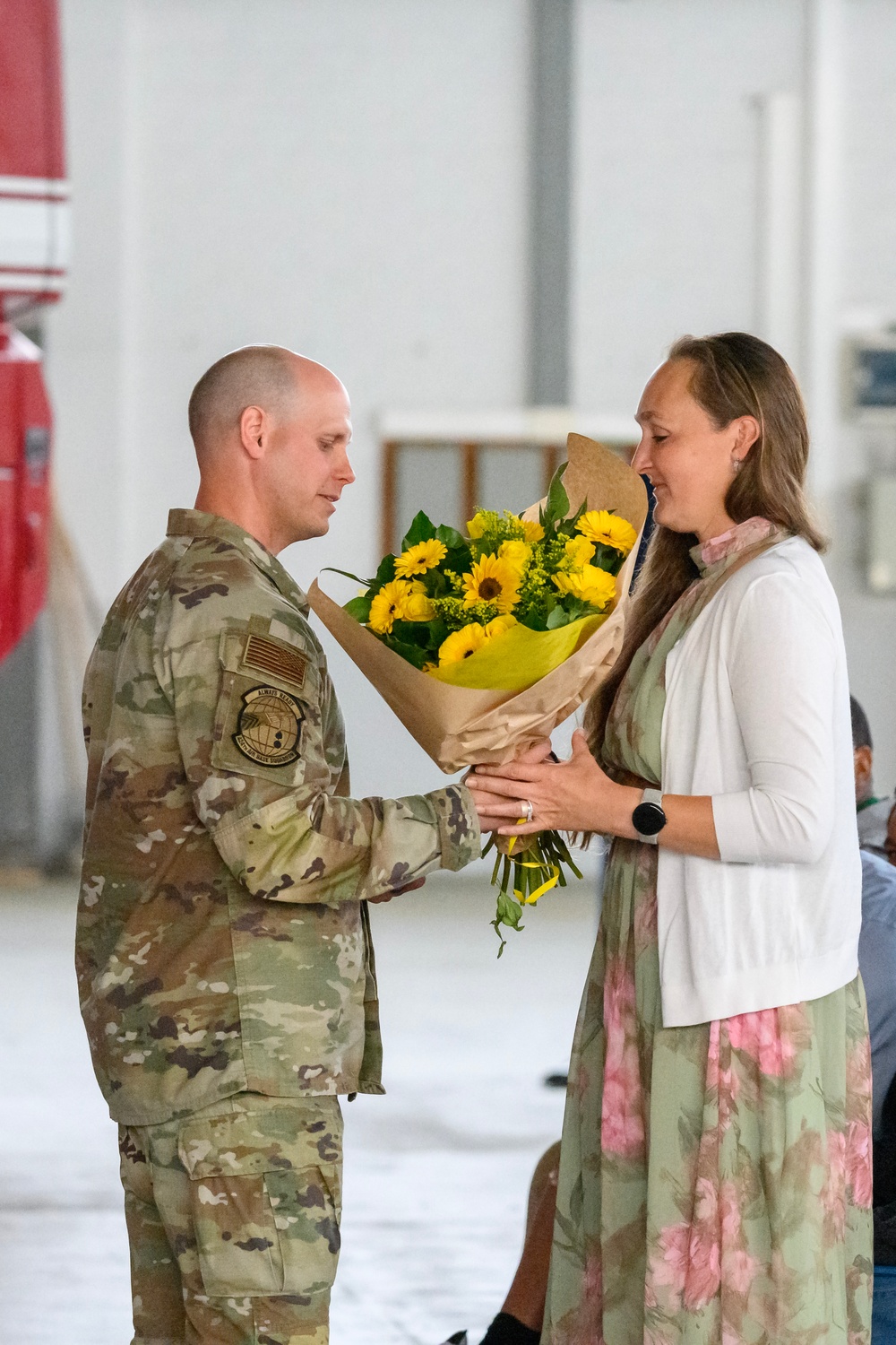 424th ABS Retirement Ceremony of 1st Sgt. Clevinger
