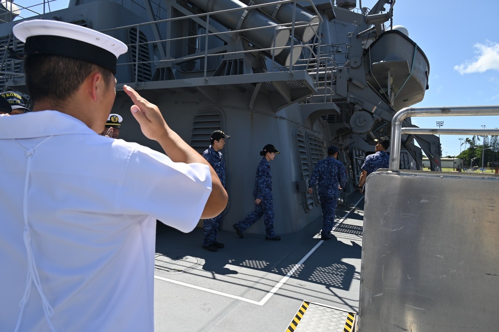JS Kongo visits Pearl Harbor during RIMPAC 2026