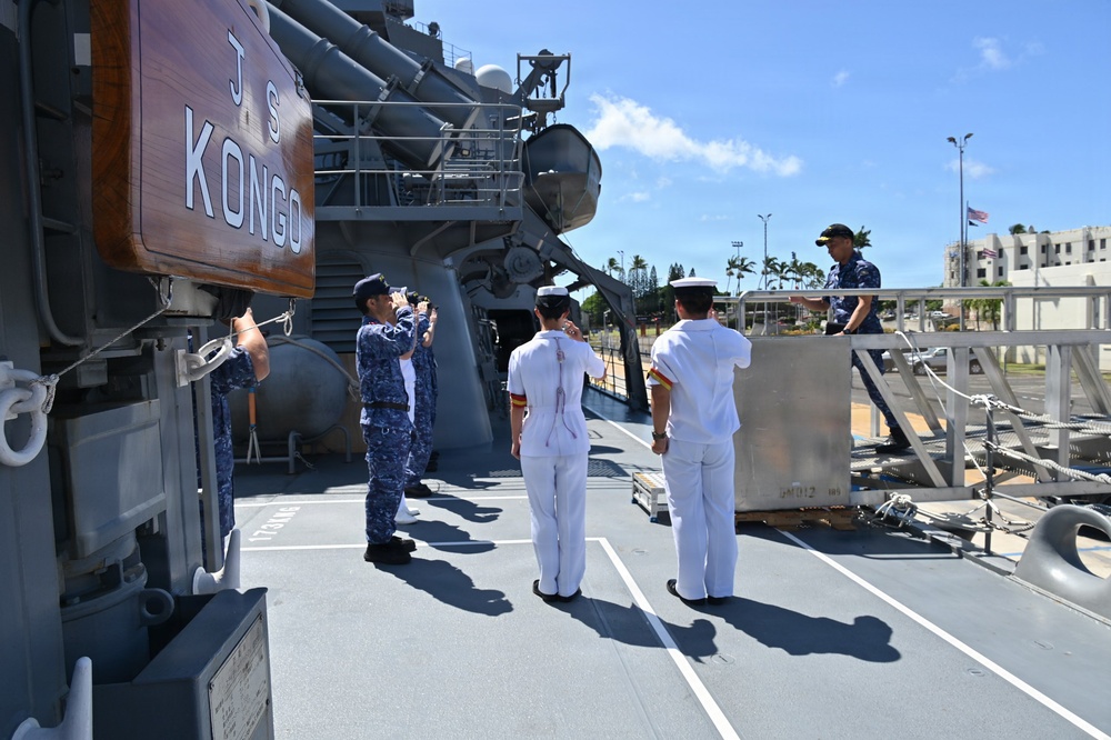 JS Kongo visits Pearl Harbor during RIMPAC 2026