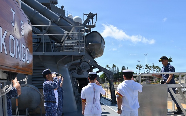 JS Kongo visits Pearl Harbor during RIMPAC 2026