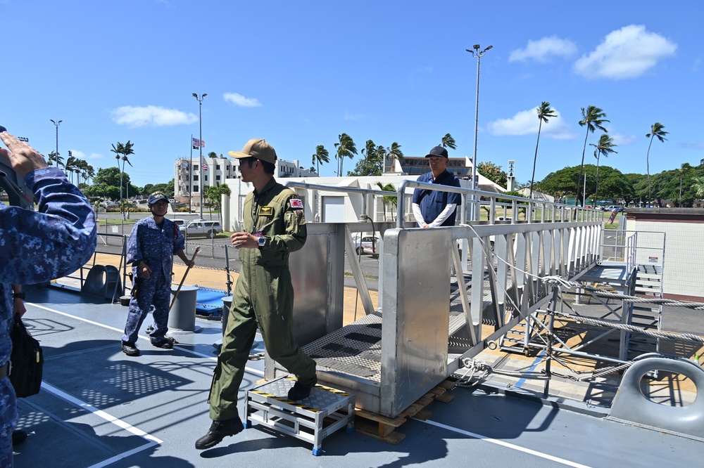 JS Kongo visits Pearl Harbor during RIMPAC 2026