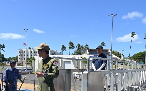 JS Kongo visits Pearl Harbor during RIMPAC 2026