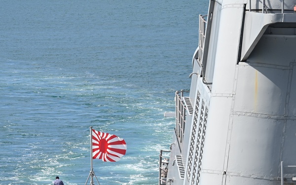 JS KONGO Arrives at and Departs from Pearl Harbor During RIMPAC 2026