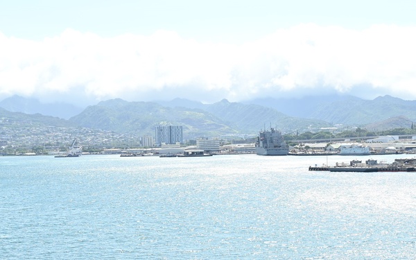 JS Kongo visits Pearl Harbor during RIMPAC 2026