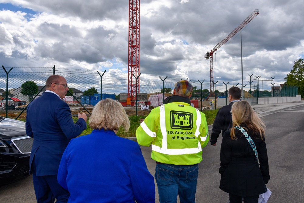 Deputy Assistant Secretary of the Army for Procurement Kim Buehler during a site visit