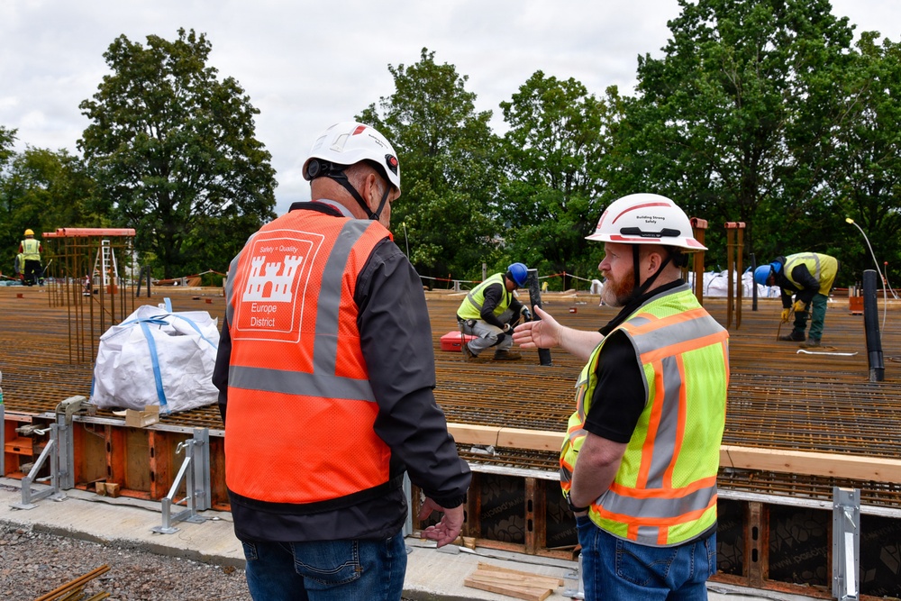 Army Family Housing construction in the Wetzel Housing Area