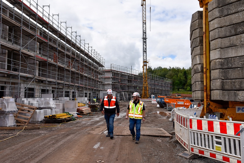 Army Family Housing construction in the Wetzel Housing Area