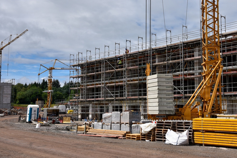Army Family Housing construction in the Wetzel Housing Area