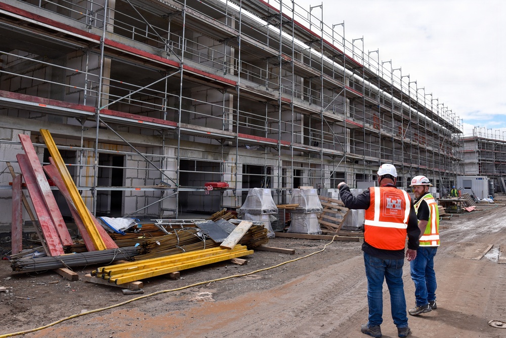 Army Family Housing construction in the Wetzel Housing Area