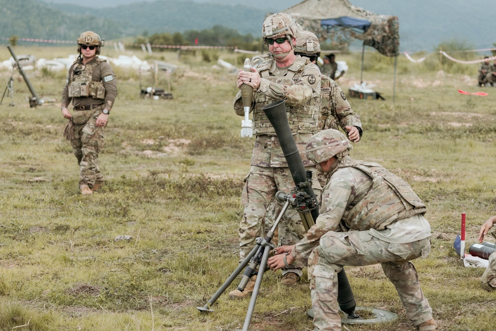 Mortar Crews Dominate the Indo-Pacific Dirt