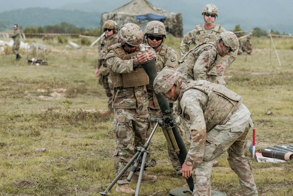 Mortar Crews Dominate the Indo-Pacific Dirt