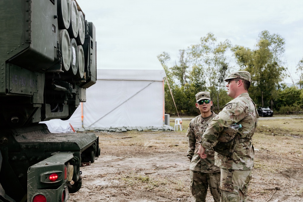 Command team gets firsthand look at HIMARS during Keris Strike 2026