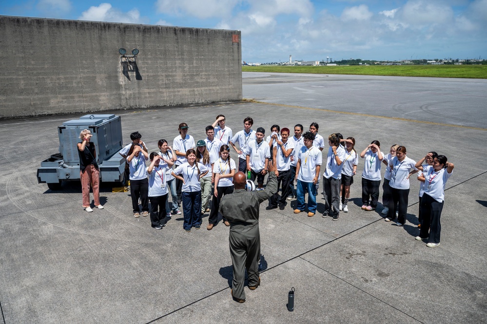 Kadena Language Institute tours Kadena Air Base