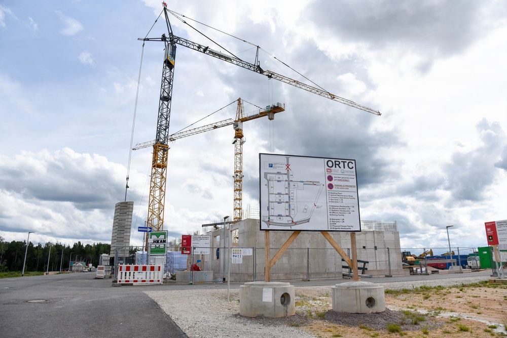 construction site for the Operational Readiness Training Complex