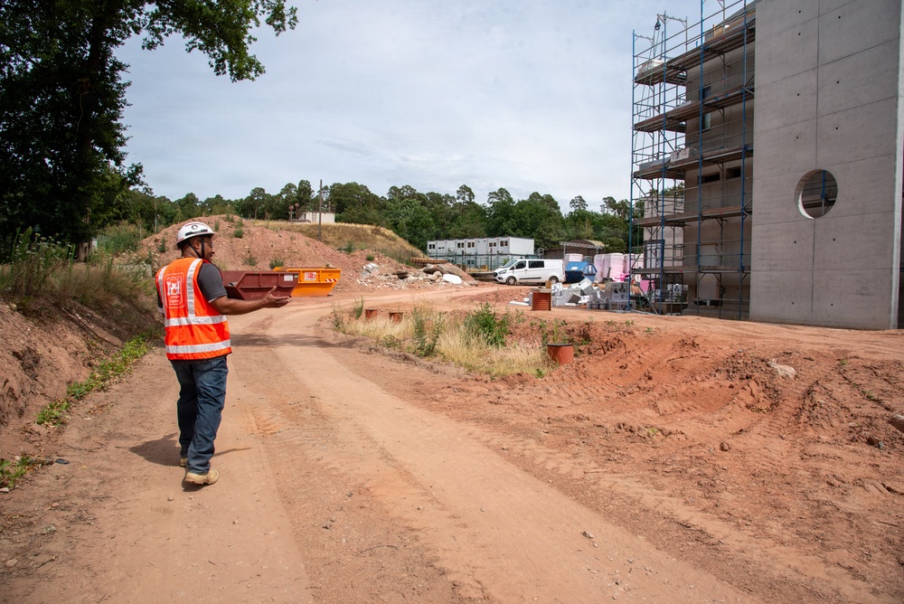 Squadron Operations Facility being built for the 37th Airlift Squadron on Ramstein Air Base