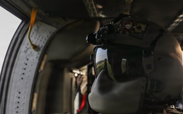 1st Infantry Division Soldiers conduct aerial gunnery qualification