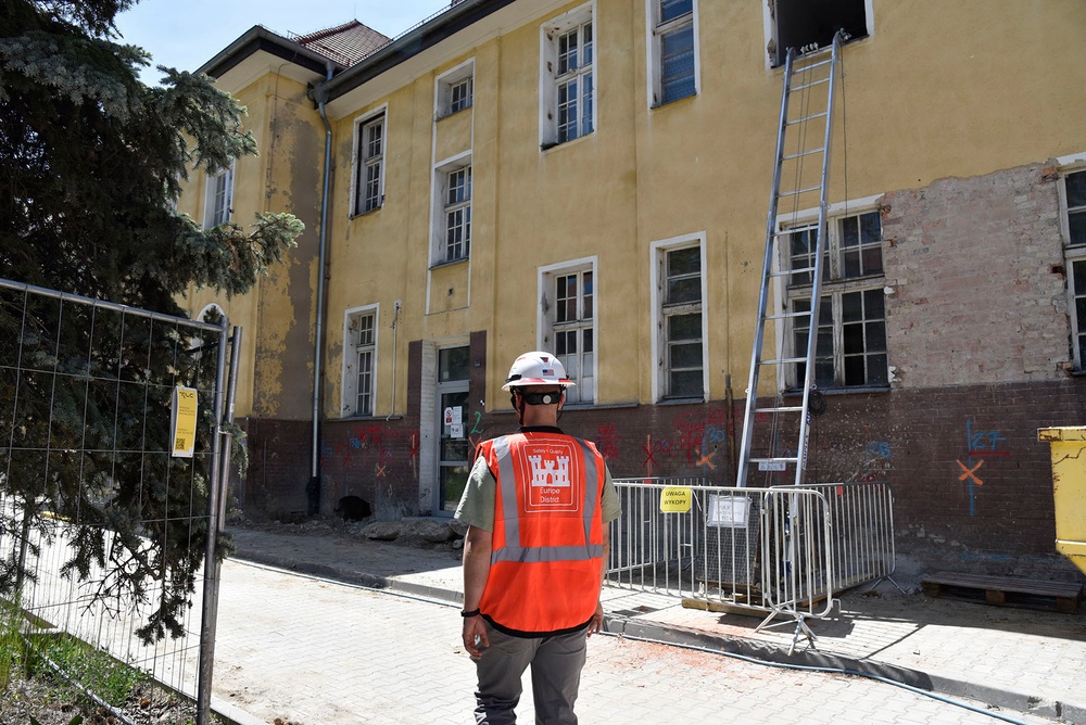 administrative building renovation on Camp Kościuszko