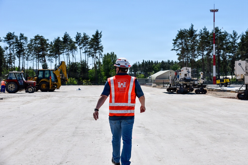 new rotary wing apron in Powidz, Poland