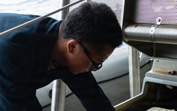 USS Portland Sailors Conduct Routine Operations
