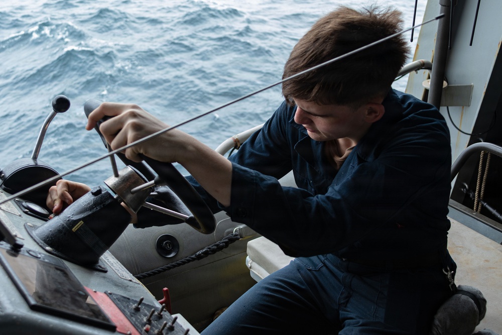 USS Portland Sailors Conduct Routine Operations