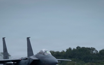 48th Fighter Wing F-15Es conduct live-fire operations during Combat Archer-UK 26