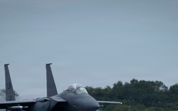 48th Fighter Wing F-15Es conduct live-fire operations during Combat Archer-UK 26