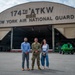 Butler Poses with Employers During ESGR Boss Day
