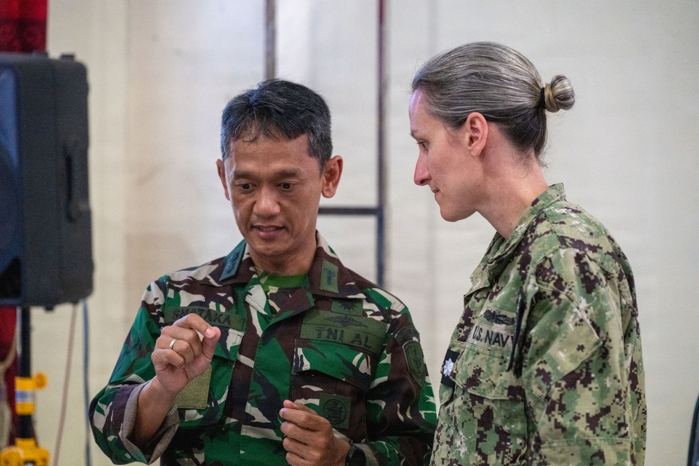 Pacific Partnership 2026 dental professional exchange at Sibolga City Health Office in Pandan, Indonesia