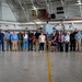 Employers Pose with MQ-9 Reaper During ESGR Boss Day