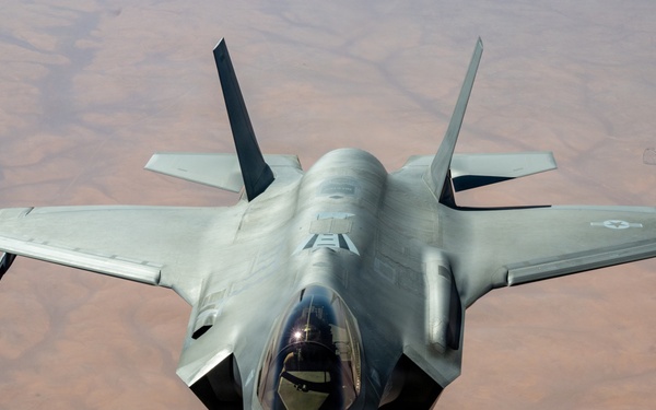 KC-135 supports regional operations through air refueling