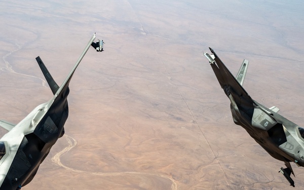 KC-135 supports regional operations through air refueling