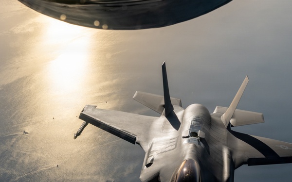 KC-135 supports regional operations through air refueling