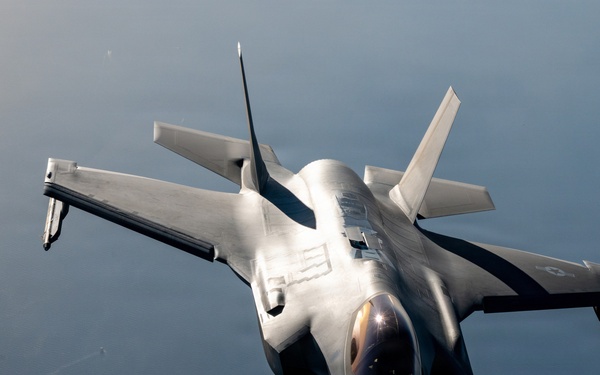 KC-135 supports regional operations through air refueling