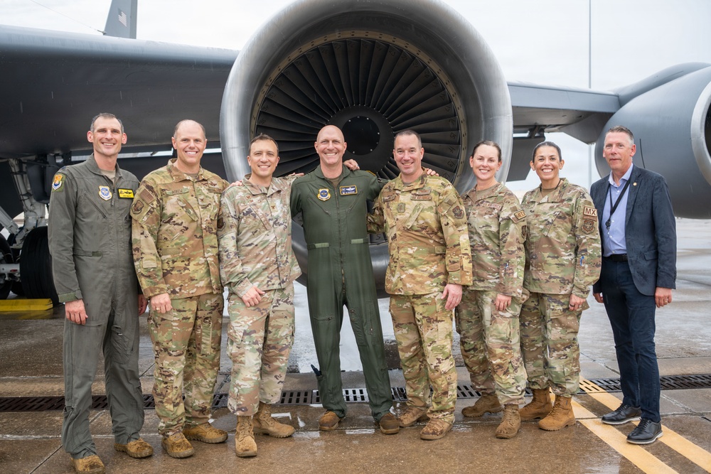 Col. Edward Szczepanik Celebrates Fini Flight at MacDill AFB