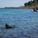 Members of the Japan Maritime Self-Defense Force and Georgian Coast Guard conduct dive training during Seabreeze26