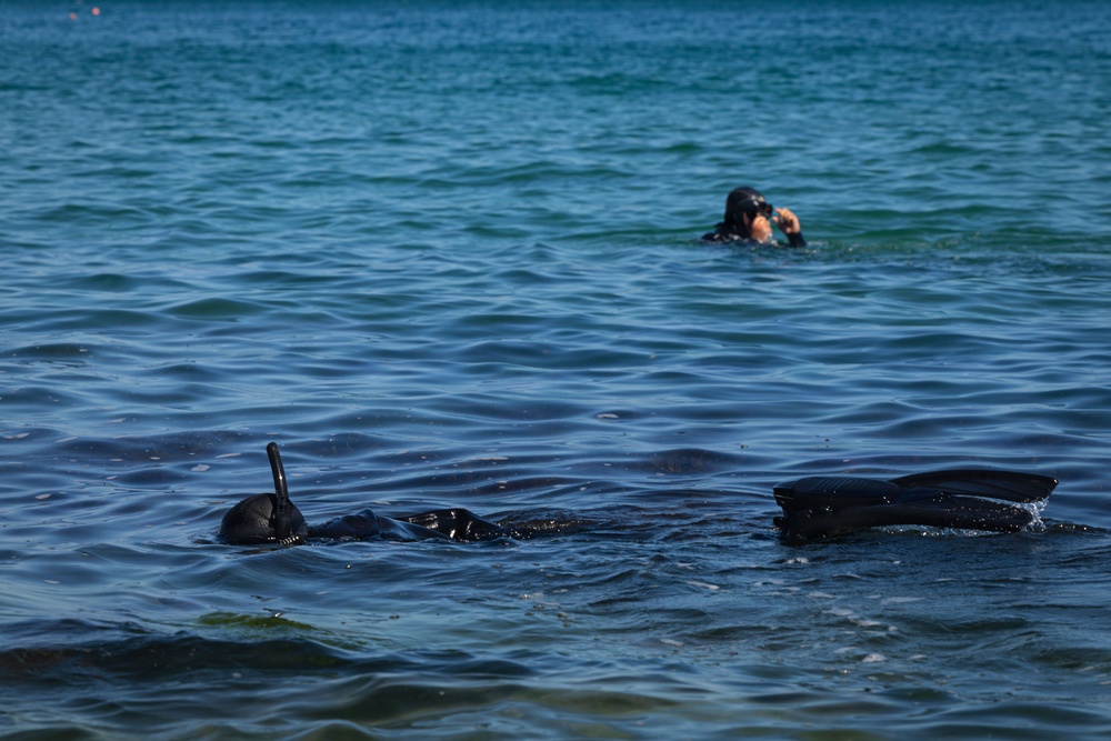 Georgian Coast Guard members conduct dive training during Seabreeze26