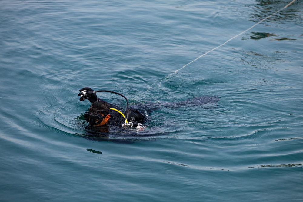 U.S. Navy Explosive Ordnance Disposal Technician Surfaces During Seabreeze26