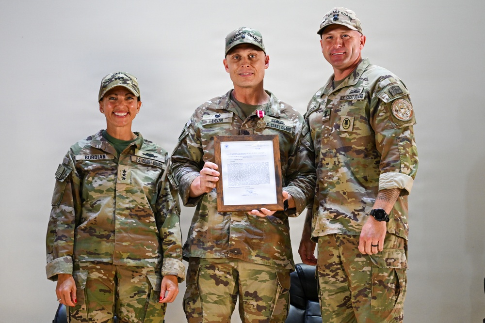 U.S. Coast Guard Tactical Law Enforcement Team Pacific change of command