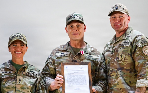 U.S. Coast Guard Tactical Law Enforcement Team Pacific change of command