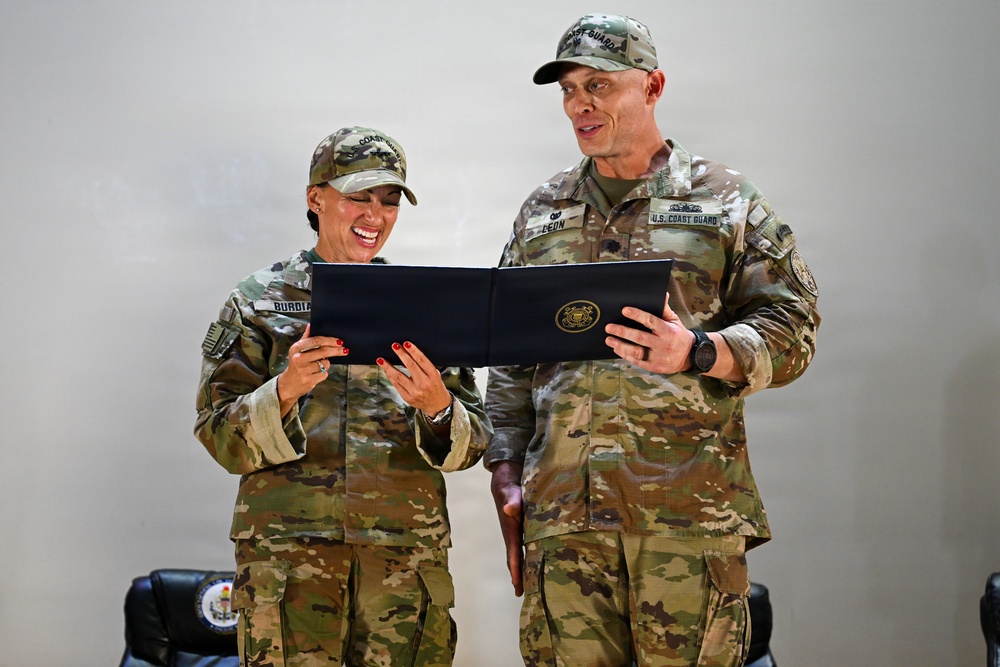 U.S. Coast Guard Tactical Law Enforcement Team Pacific change of command