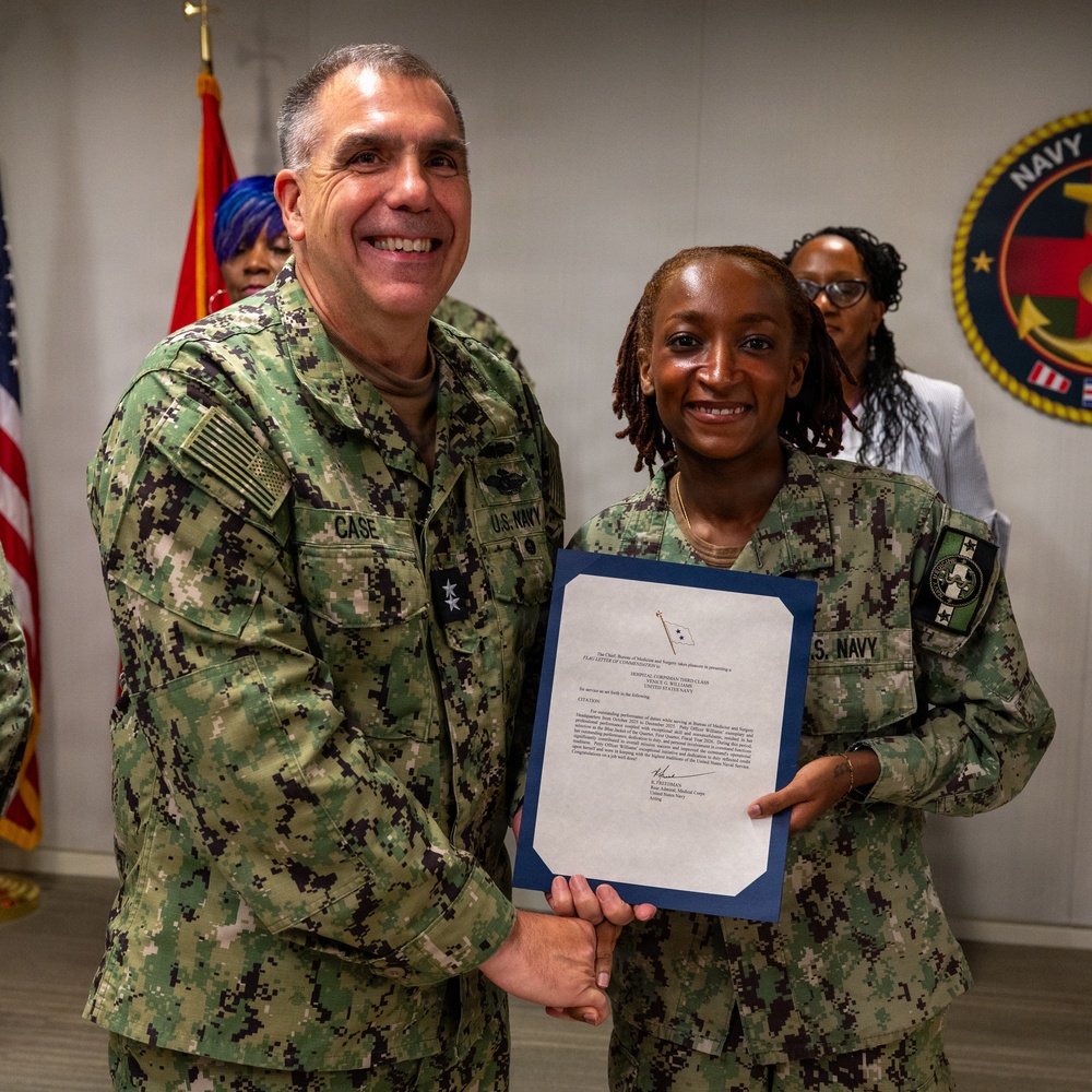 BUMED Hosts Awards Ceremony Honoring Sailors and Civilians