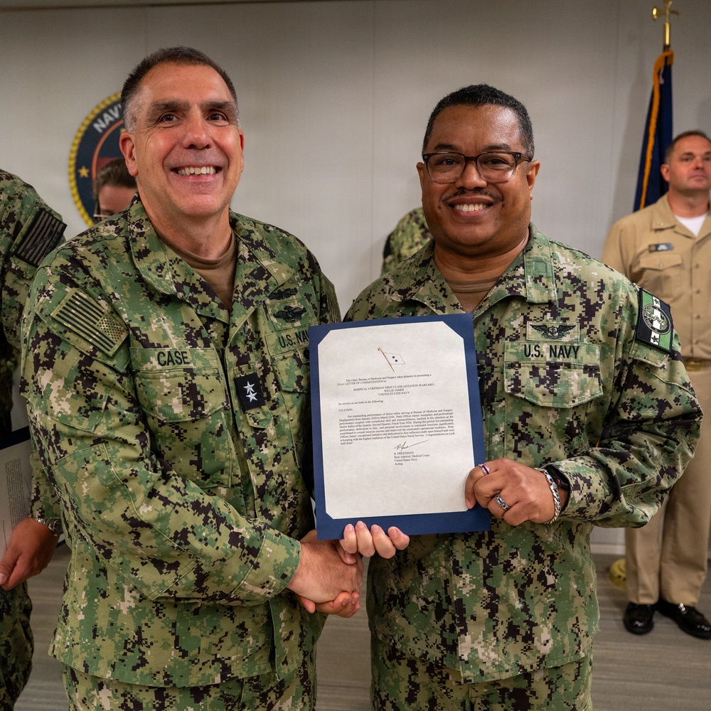 BUMED Hosts Awards Ceremony Honoring Sailors and Civilians