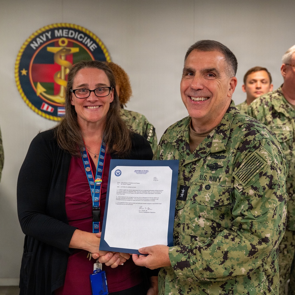 BUMED Hosts Awards Ceremony Honoring Sailors and Civilians