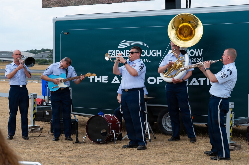 USAFE Band at Farnborough International Air Show 2026