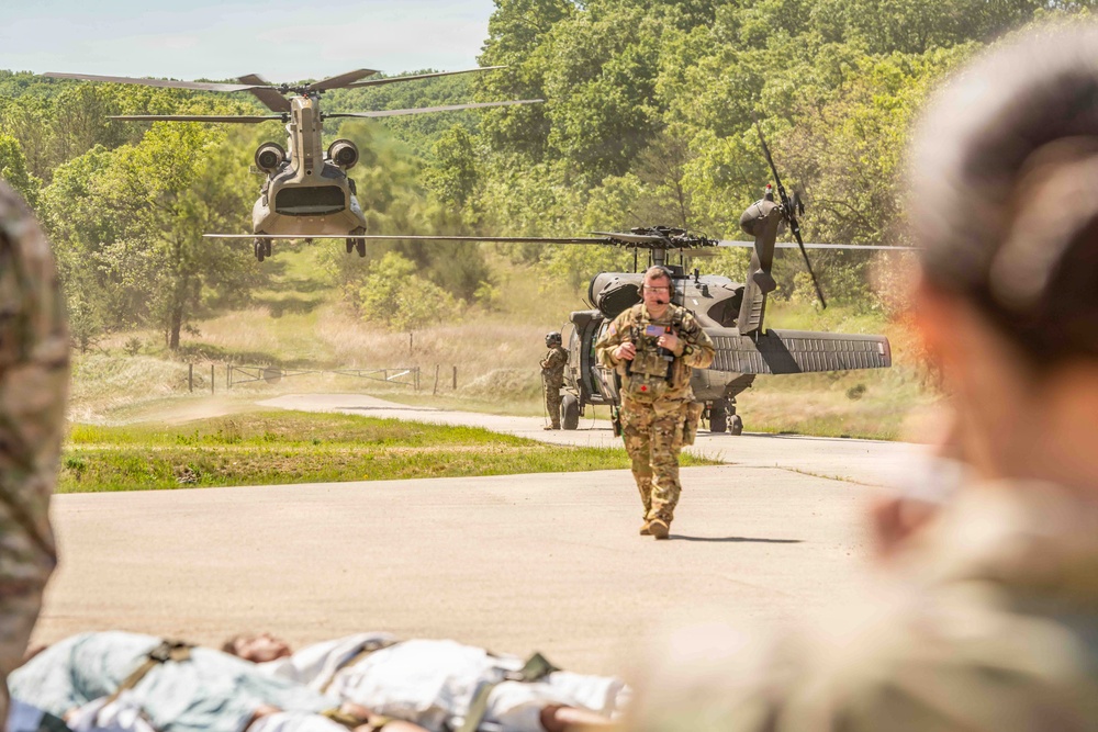 MEDEVAC Training at Fort McCoy