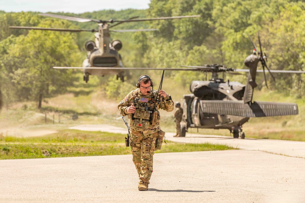 MEDEVAC Training at Fort McCoy