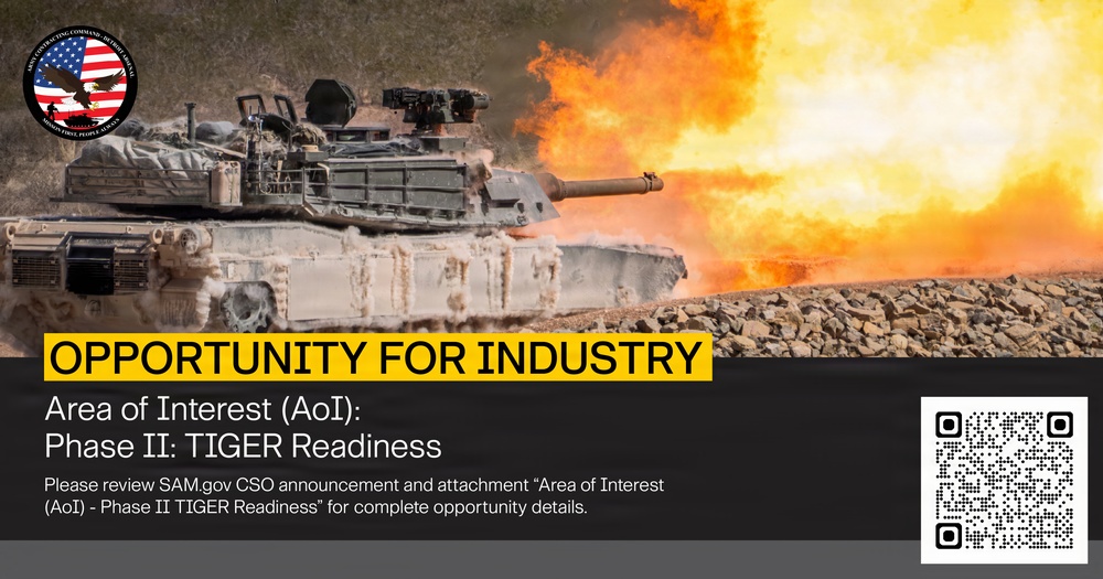 ACC-DTA OPPORTUNITY FOR INDUSTRY Area of Interest (AoI): Phase II: TIGER Readiness
