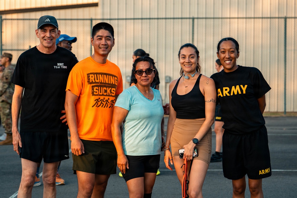 Participants Pose After Cyber Shield 2026 Physical Training Run